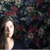 Groene aardbloemen wandkleed