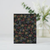 Groene Aarde Bloemen Briefkaart (Staand voorkant)