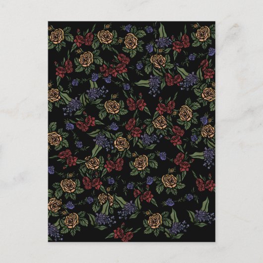 Groene Aarde Bloemen Briefkaart (Voorkant)