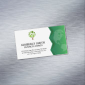 Groene Aarde | Boom Icoon Magnetisch Visitekaartje (Voorbeeld)