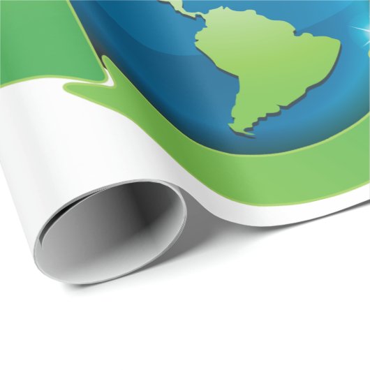 Groene Aarde Cadeaupapier (Rol Hoek)