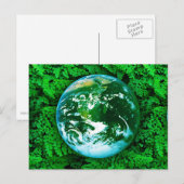 Groene Aarde - ecologisch bewustzijn Briefkaart (Voorkant / Achterkant)