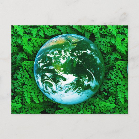 Groene Aarde - ecologisch bewustzijn Briefkaart (Voorkant)