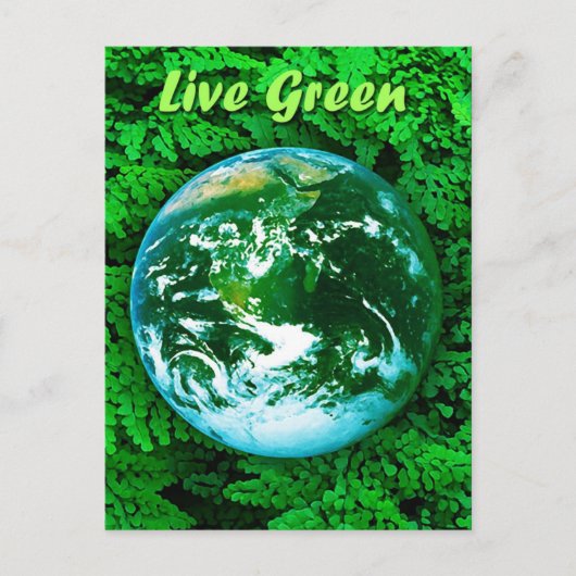 Groene Aarde - ecologisch bewustzijn Briefkaart (Voorkant)