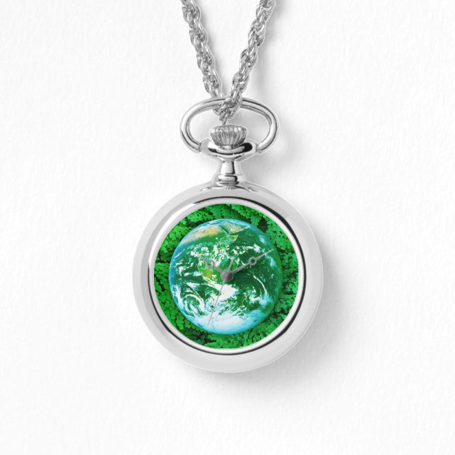 Groene Aarde - ecologisch bewustzijn Horloge (Voorkant)