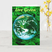 Groene Aarde - ecologisch bewustzijn Kaart (Gele Bloem)