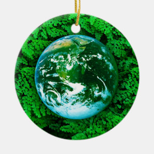 Groene Aarde - ecologisch bewustzijn Keramisch Ornament