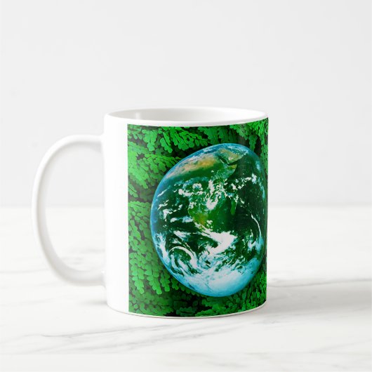 Groene Aarde - ecologisch bewustzijn Koffiemok (Links)