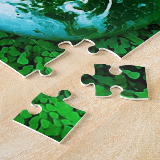 Groene Aarde - ecologisch bewustzijn Legpuzzel (Zijkant)