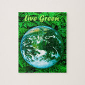 Groene Aarde - ecologisch bewustzijn Legpuzzel (Verticaal)