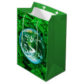 Groene Aarde - ecologisch bewustzijn Medium Cadeauzakje (Voorkant Gekanteld)