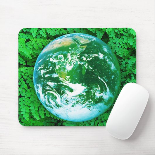 Groene Aarde - ecologisch bewustzijn Muismat (Met muis)