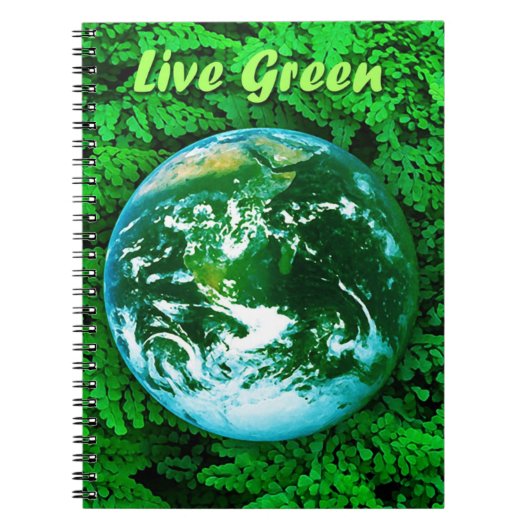 Groene Aarde - ecologisch bewustzijn Notitieboek (Voorkant)