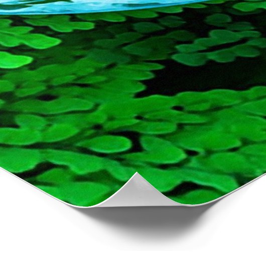 Groene Aarde - ecologisch bewustzijn Poster (Hoek)