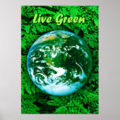 Groene Aarde - ecologisch bewustzijn Poster (Voorkant)