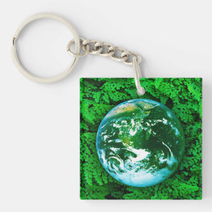 Groene Aarde - ecologisch bewustzijn Sleutelhanger