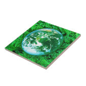 Groene Aarde, ecologisch bewustzijn Tegeltje (Zijkant)