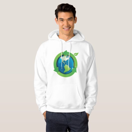 Groene Aarde Hoodie (Voorkant volledig)