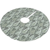 Groene Aarde Kerstmispatroon#6 ID1009 Kerstboom Rok (Gekanteld)