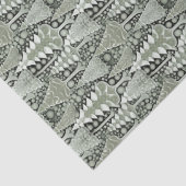 Groene Aarde Kerstpatroon#6 ID1009 Tissuepapier (Detail)