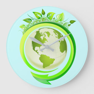 GROENE AARDE (ONTWERP ECO) GROTE KLOK