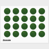 Groene Aarde Ronde Sticker (Vel)