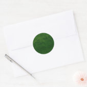 Groene Aarde Ronde Sticker (Envelop)