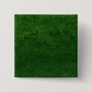 Groene Aarde Vierkante Button 5,1 Cm