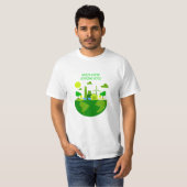Groene aarde, ziet er goed uit t-shirt (Voorkant volledig)