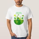 Groene aarde, ziet er goed uit t-shirt (Voorkant)