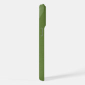 Groene aardse achtergrondpatroon iPhone hoesje (Rechterkant)