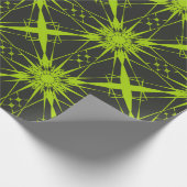 Groene abstracte achtergrond. Mode graphics.abstra Cadeaupapier (Hoek)