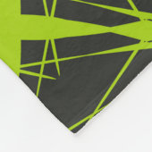 Groene abstracte achtergrond. Mode graphics.abstra Fleece Deken (Hoek)