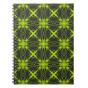 Groene abstracte achtergrond. Mode graphics.abstra Notitieboek