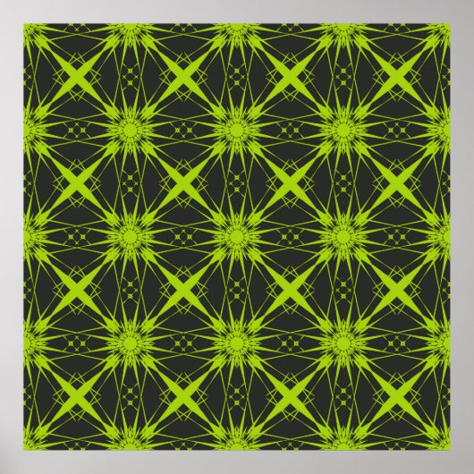 Groene abstracte achtergrond. Mode graphics.abstra Poster (Voorkant)
