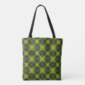 Groene abstracte achtergrond. Mode graphics.abstra Tote Bag (Achterkant)