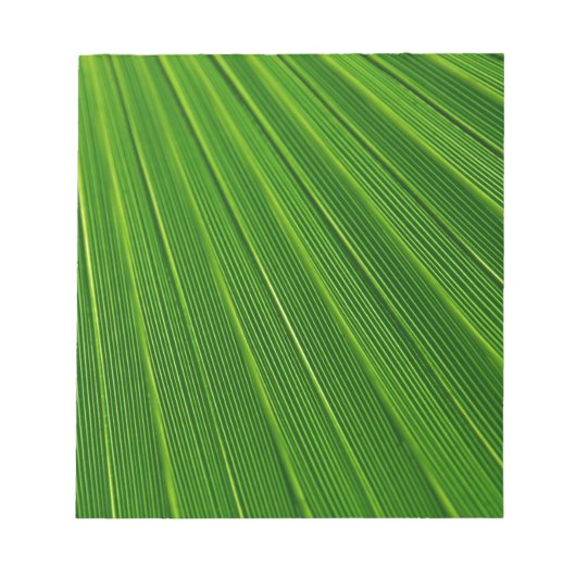 Groene Abstracte achtergrond Notitieblok (Voorkant)