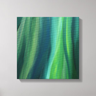 Groene Abstracte Art Canvas Print