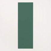 Groene Abstracte berggolven Yogamat (Achterkant)