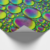 Groene Abstracte bubbels op papier (Hoek)