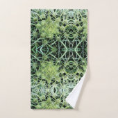 Groene Abstracte Cactus Patroon Badhanddoeken Bad Handdoek (Handdoek)