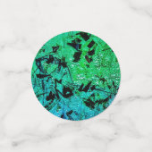 Groene abstracte Confetti, Sweet soft abstract Confetti (Kleine voorkant)
