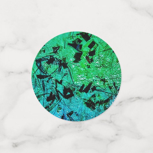 Groene abstracte Confetti, Sweet soft abstract Confetti (Kleine voorkant)