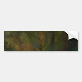Groene Abstracte Fractal Background Bumpersticker