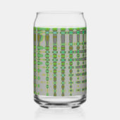 Groene Abstracte Kunst 1003 Blikvorm Glas (Links)