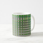 Groene Abstracte Kunst 1003 Koffiemok (Voorkant rechts)
