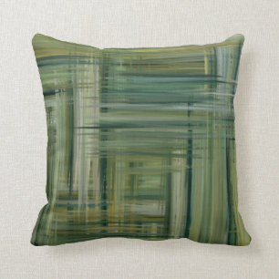 Groene Abstracte kunst schilderen 2 Kussen