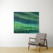 Groene Abstracte Kunst Wandtapijt Wandkleed (In Situ (horizontaal))