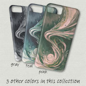 Groene Abstracte Kunst Water Swirl Waterverf Canva Case-Mate iPhone Case