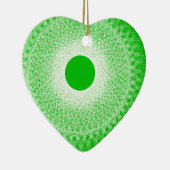 groene abstracte kunst zal je geest verbazen keramisch ornament (Rechts)